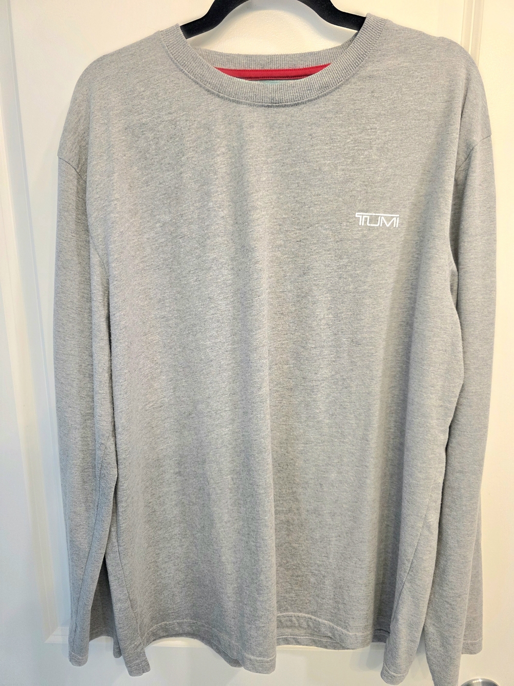 TUMI x Air India Exclusive Long Sleeve Shirt - Heather Grey - Size XL
